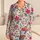 Vintage Botanical Blooms for Cozy Weekend Lounging and Relaxed Everyday Comfort Satin Pajamas Set - 1