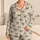 Delicate Black Bows for Cozy Evenings and Relaxed At-Home Lounging Satin Pajamas Set - 1
