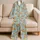 Cute Capybara and Citrus Motifs for Cozy Lounging and Relaxed Weekend Morning Comfort Satin Pajamas Set - 5