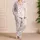 Blush Heart Scatter for Cozy Nights and Sweet Valentine Mornings Satin Pajamas Set - 4