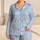Pastel Swirl Hearts For Dreamy Lounging And Cozy Nights Y2K-Inspired Style Satin Pajamas Set - 1