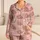 Sleepy Pink Teddy Bears Among Clouds for Cozy Nights and Dreamy Relaxation at Home Satin Pajamas Set - 1