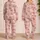 Sleepy Pink Teddy Bears Among Clouds for Cozy Nights and Dreamy Relaxation at Home Satin Pajamas Set - 2