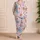 Kawaii Teddy Bear Bunny And Elephant Garden For Cozy Weekend Lounging Satin Pajamas Set - 4