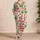 Watermelon Strawberry Cherry Fruit for Fresh Summer Lounging and Relaxed Days Satin Pajamas Set - 4