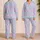 Pastel Macaron Polka Dots for Cozy Lounge Days and Sweet Weekend Relaxation at Home Satin Pajamas Set - 2