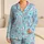 Pastel Butterfly Hearts And Daisies For Cozy Weekend Lounging And Sweet Gift Giving Satin Pajamas Set - 1