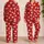 Heart Teacups for Cozy Evenings and Sweet At-Home Moments Satin Pajamas Set - 2