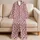 Blush Heart And Love Motifs For Cozy Nights And Sweet At-Home Relaxation Satin Pajamas Set - 5