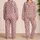 Blush Heart And Love Motifs For Cozy Nights And Sweet At-Home Relaxation Satin Pajamas Set - 2