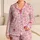 Pink Leopard 67 Star Two-Piece Lounge Set for Birthday Sleepovers, Girls and Trendy Kids Satin Pajamas Set - 1