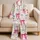 Colorful Ribbon Bows for Cozy Summer Lounging and Bedtime Gift Giving for Young Girls Satin Pajamas Set - 5