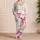Colorful Ribbon Bows for Cozy Summer Lounging and Bedtime Gift Giving for Young Girls Satin Pajamas Set - 4