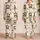 Leopard Cherry Motif for Summer Lounging, Holiday Travel and Casual Weekend Girls Satin Pajamas Set - 2