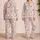 Pink Santa Wreaths And Bows For Christmas Lounging, Holiday Gifts For Girls And Kids Satin Pajamas Set - 2