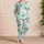 Sea Turtle Ocean Garden Coastal Motifs for Beach Trips and Everyday Wear for Children Satin Pajamas Set - 4