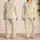 Easter Bear And Egg Hello Motifs For Spring Gifts, Girls, Sisters And Holiday Fun Satin Pajamas Set - 2