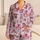 Pink Bows Ballet Slippers Horses And Calves For Sweet Cozy Bedtime Style For Girls Satin Pajamas Set - 1