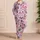 Pink Bows Ballet Slippers Horses And Calves For Sweet Cozy Bedtime Style For Girls Satin Pajamas Set - 4