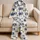 Boys Soccer Shoot Comic Style Summer Lounge Set For Game Days And Young Athletes Satin Pajamas Set - 5