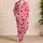 Red Heart Valentine Homewear For Girls, Cheerful Everyday Comfort And Holiday Gifting Satin Pajamas Set - 4