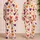 Colorful Heart Motifs for Cheerful Spring Days and Everyday Wear, Girls Ages 4-13 Satin Pajamas Set - 2