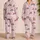 Rainbow Cloud Short Sleeve Top And Shorts For Girls Spring Summer Bedtime Lounge Satin Pajamas Set - 2