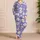 Lavender Buttercup Flowers for Cozy Nights and Holiday Mornings, Young Girls Ages 4-12 Satin Pajamas Set - 4