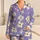 Lavender Buttercup Flowers for Cozy Nights and Holiday Mornings, Young Girls Ages 4-12 Satin Pajamas Set - 1