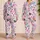 Cute Heart Graffiti Valentine's Day Lounge Gift for Girls, Teens, and Sweetheart Fans Satin Pajamas Set - 2