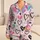 Cute Heart Graffiti Valentine's Day Lounge Gift for Girls, Teens, and Sweetheart Fans Satin Pajamas Set - 1