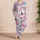 Cute Heart Graffiti Valentine's Day Lounge Gift for Girls, Teens, and Sweetheart Fans Satin Pajamas Set - 4
