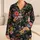 Coral Meadow Flowers Charcoal Botanical Garden Motif for Girls Summer Lounging Wear Satin Pajamas Set - 1