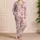 Cute Cat Faces With Hearts And Bows For Cozy Bedtime Gifts For Kids And Cat Lovers Satin Pajamas Set - 4