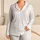 White Heart Midnight Navy Cozy Valentine's Day Lounge Gift For Girls, Women, And Teens Satin Pajamas Set - 1