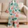 Hand-Painted Floral Garden for Playtime Dance and Outdoor Adventures for Young Girls Satin Pajamas Set - WSR5H1NUV5