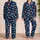 Retro Space Planets And Rockets For Cozy Summer Adventures Birthday Gift For Girls Satin Pajamas Set - 2