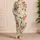 Woodland Fox Rabbit Fawn Animal Garden Scene Cozy Autumn Holiday Gift For Young Girls Satin Pajamas Set - 4