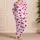 Raspberry Heart Motif Valentine Gift Style For Girls, Kids, And Cheerful Sweethearts Satin Pajamas Set - 4