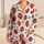 Strawberry Motif for Summer Picnics, Daily Outfits, and Sweet Cottagecore Style Looks Satin Pajamas Set - 1