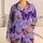 Colorful Butterfly Summer Garden Motif for Cheerful Lounging, Gifts, and Travel Days Satin Pajamas Set - 1
