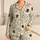 Bumblebee Floral Botanical Motifs for Cozy Home Lounging and Relaxed Women's Evenings Satin Pajamas Set - 1