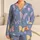 Pastel Butterfly Garden Glow-In-The-Dark Winter Lounge Set For Girls Outdoor Play Satin Pajamas Set - 1