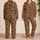 Camel Tan Leopard Rosettes Earthy Animal Motif Cozy Autumn Lounge Gift For Women Satin Pajamas Set - 2