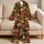Watercolor Peonies And Roses On Deep Olive Green, Cozy Bedtime Style For Girls And Kids Satin Pajamas Set - 5