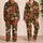 Watercolor Peonies And Roses On Deep Olive Green, Cozy Bedtime Style For Girls And Kids Satin Pajamas Set - 2