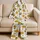 Cheerful Honey Bee Blossoms for Cozy Summer Lounging, Women’s Birthday Gift Idea Satin Pajamas Set - 5