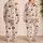 Crimson Cherry Motif Set for Spring Summer Lounging, Relaxed Weekend Gift for Women Satin Pajamas Set - 2