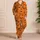 Orange Jack O Lantern Bat Halloween Lounge Set Gift For Women Cozy Autumn Evenings Satin Pajamas Set - 4