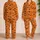 Orange Jack O Lantern Bat Halloween Lounge Set Gift For Women Cozy Autumn Evenings Satin Pajamas Set - 2